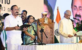 വി.ഡി. സതീശന്റെ സത്യപ്രതിജ്ഞാ ചടങ്ങ്
