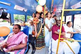 പ്രിയദർശിനി സൗജന്യ യാത്രാ പദ്ധതിയുടെ ഉദ്ഘാടനം