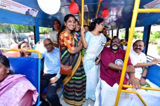 പ്രിയദർശിനി സൗജന്യ യാത്രാ പദ്ധതിയുടെ ഉദ്ഘാടനം